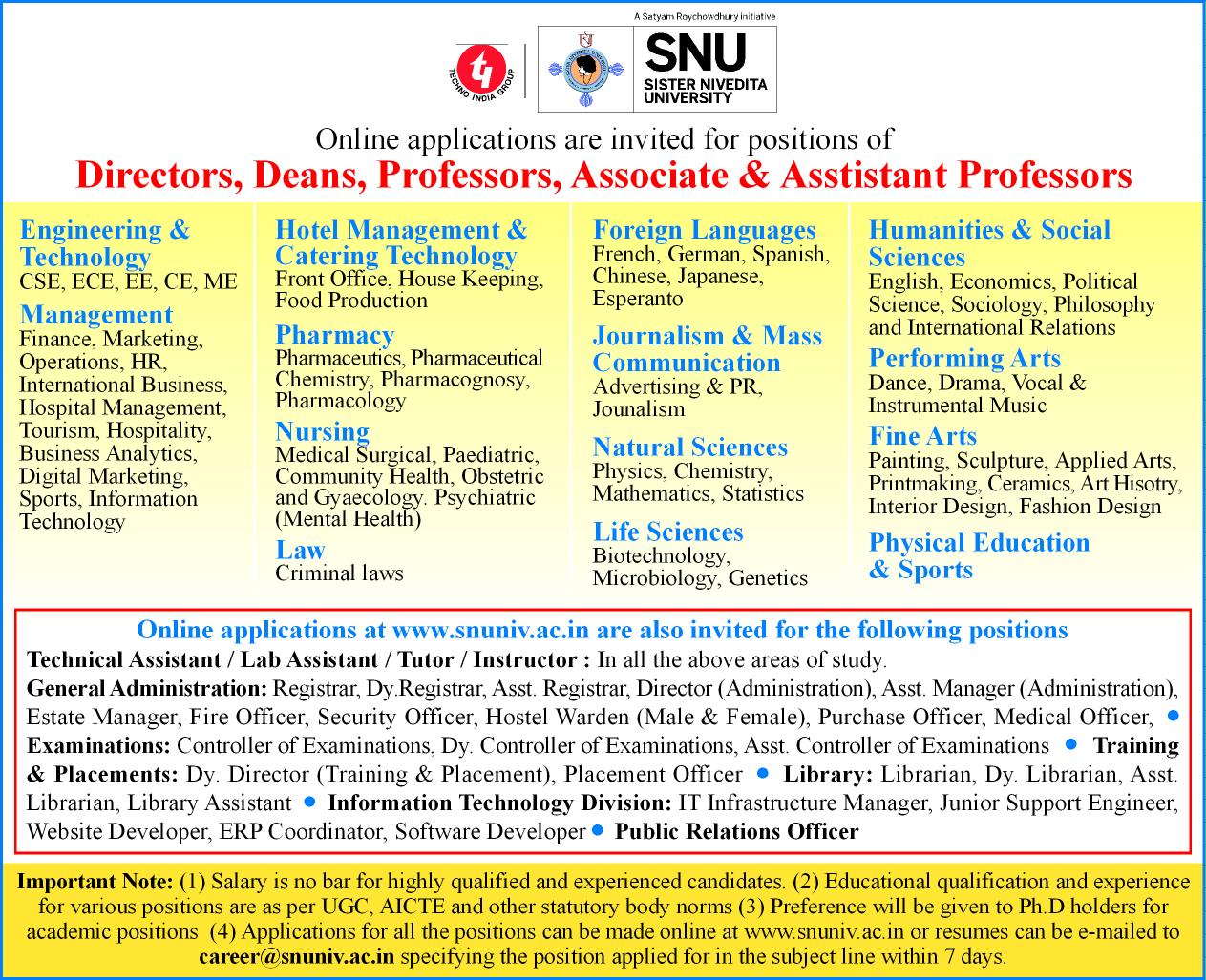 SNU Advertisement