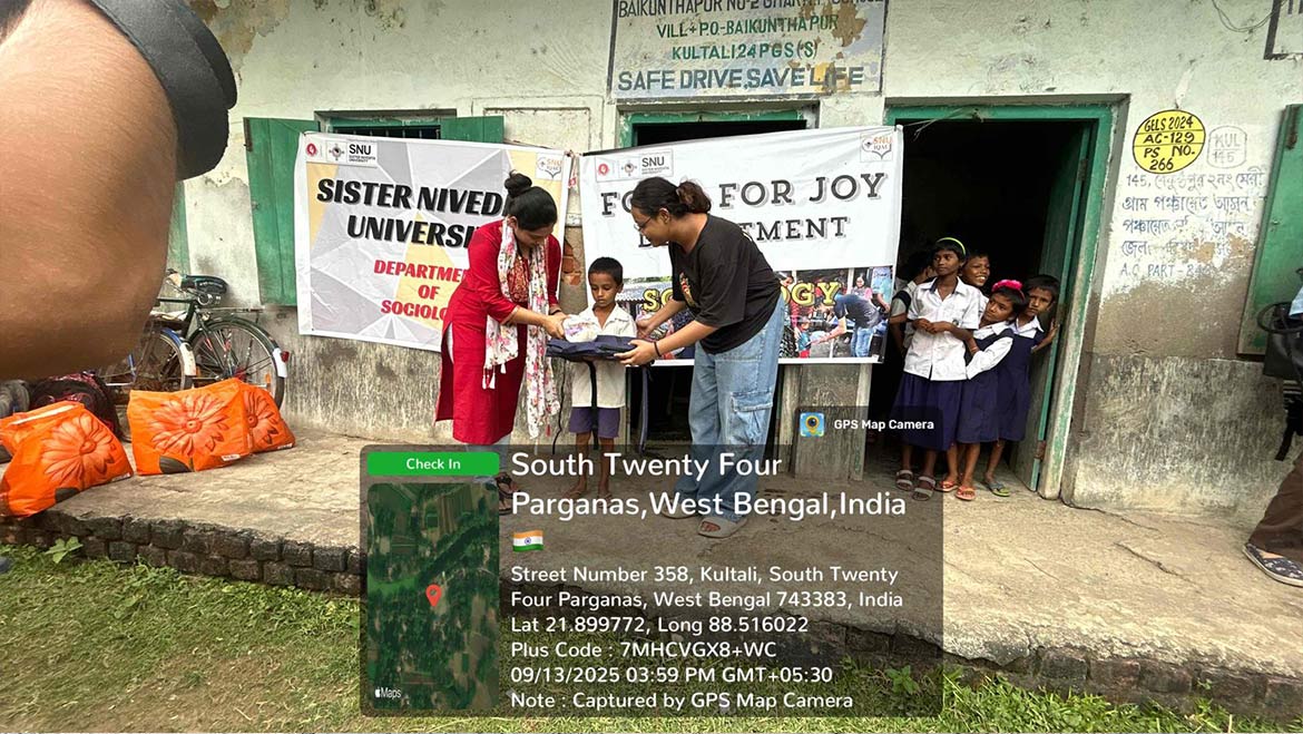 Outreach program for Food for Joy 13th September 2025