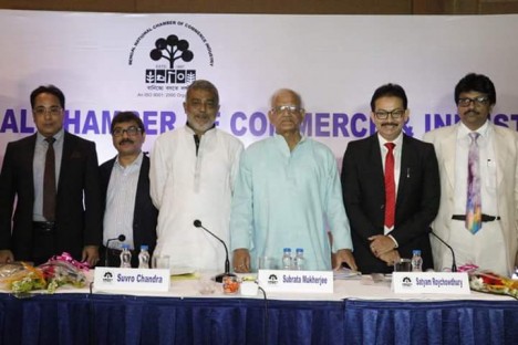 Satyam Roychowdhury, the newly elected President of Bengal National Chamber of Commerce & Industry alongwith the executive committee members held an i...