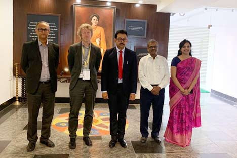 Visit of Prof. Dr. Dirk Fröhling to Sister Nivedita University (SNU)...