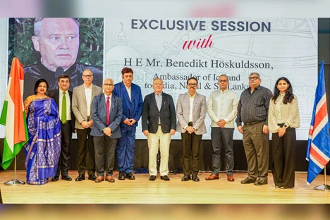 Sister Nivedita University had the privilege of hosting an exclusive session with H.E. Mr. Benedikt Höskuldsson, Ambassador of Iceland to India, Nepal & Sri Lanka.